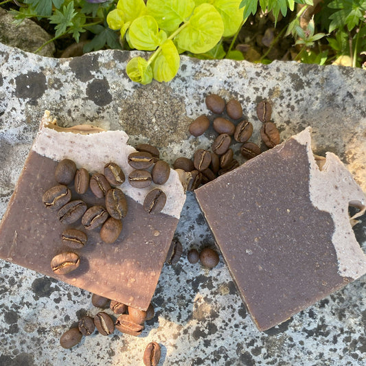 Kaffeeseife mit Hafermilch